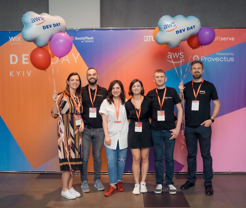 Organizers of AWS event for developers in Kyiv