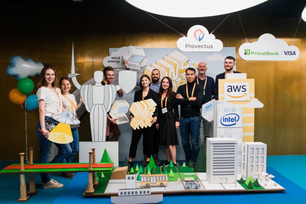 Provectus team at AWS Loft in Kyiv