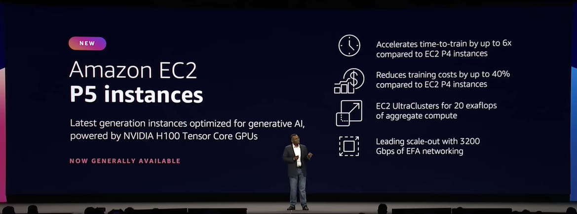 amazon ec2 p5 instances for gen ai