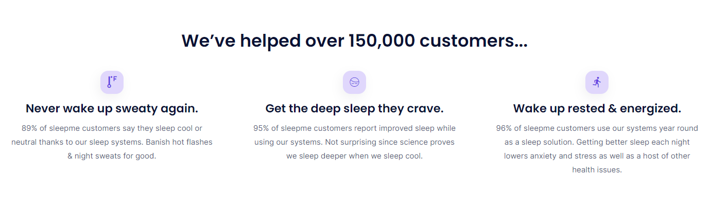 sleepme customer satisfaction