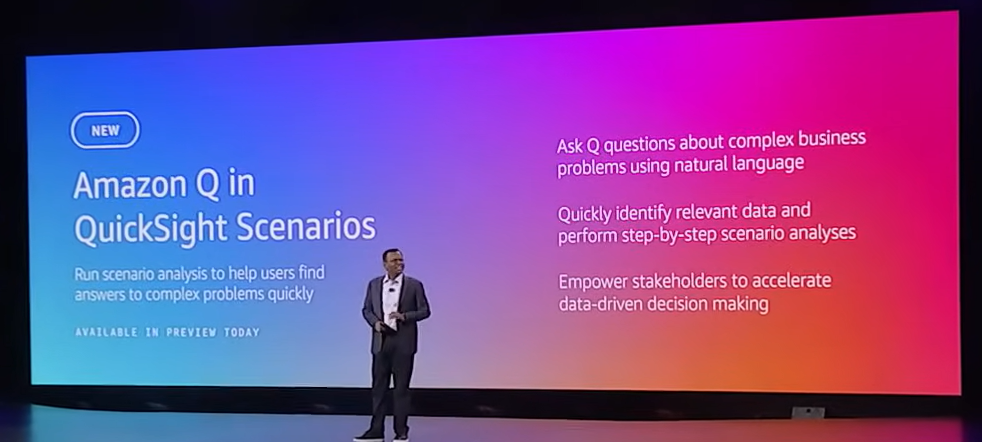 amazon quicksight scenarios